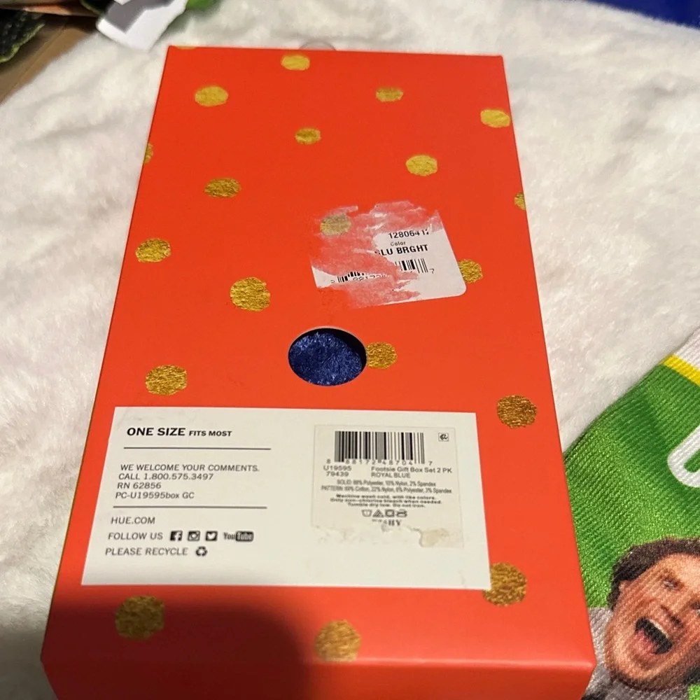 NWT ELF Festive Knee Socks & FA LA LA Sock Set